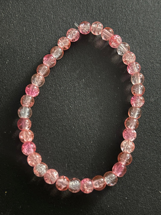 Pink crystal glow