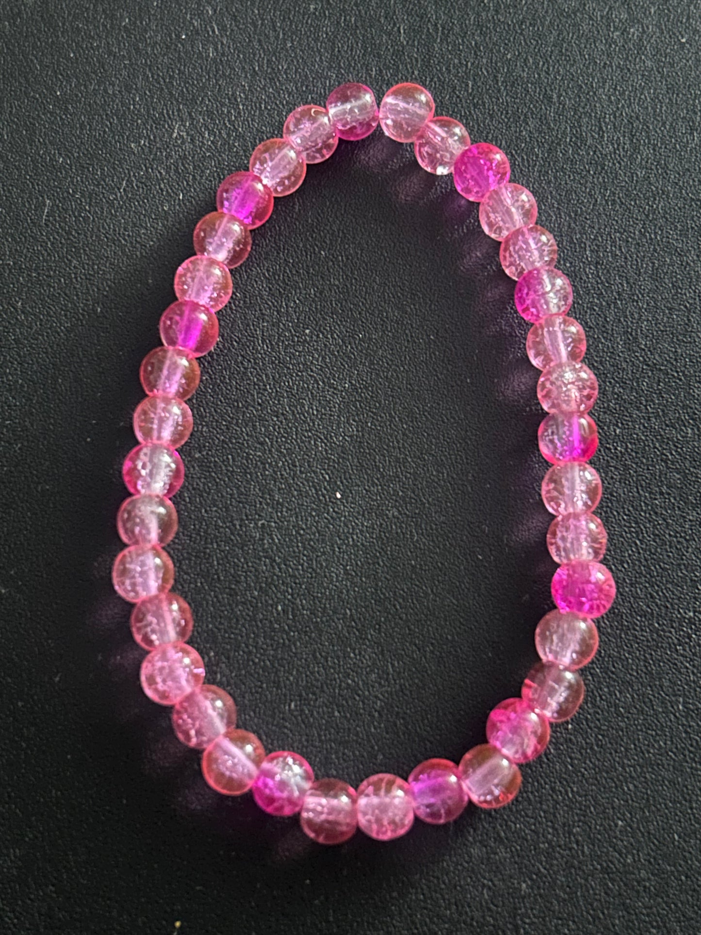 Pink crystal glow
