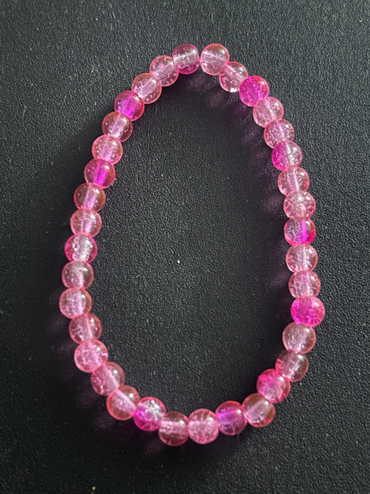 Pink crystal glow