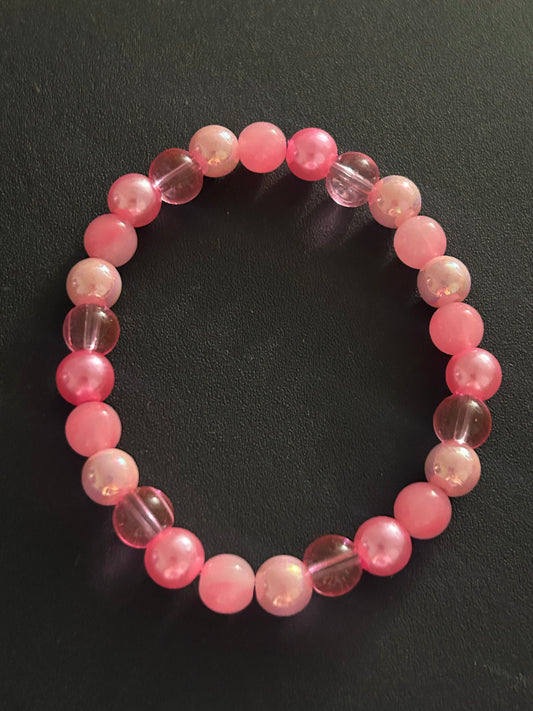 Rosy glow bracelet